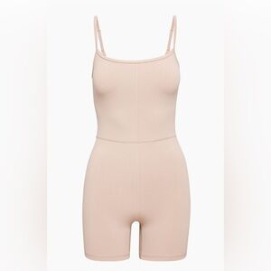 NWT Aritzia Divinity 5" Romper Barely Blush XS